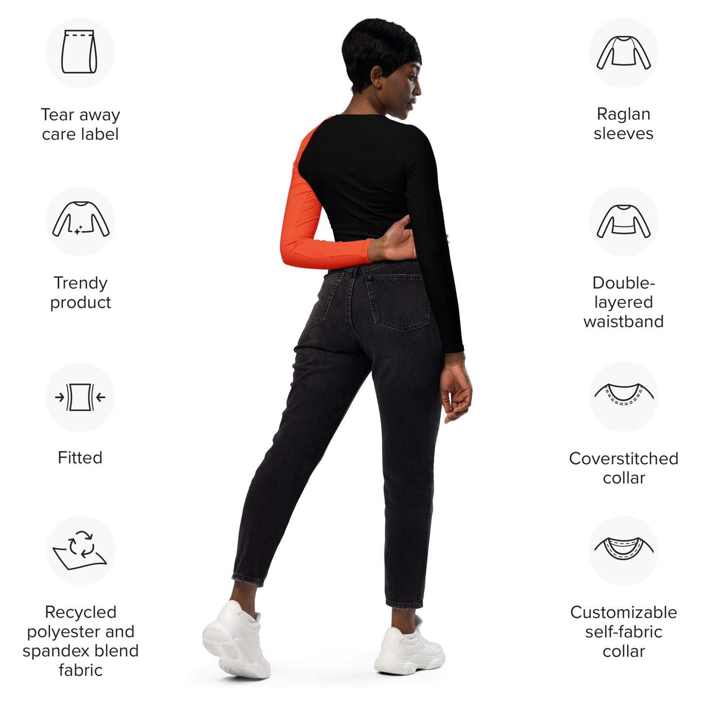 Prolific Success long-sleeve crop top-Women